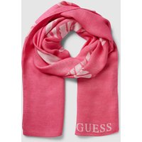 Guess Schal mit Label-Stitching in Pink, Größe One Size von Guess