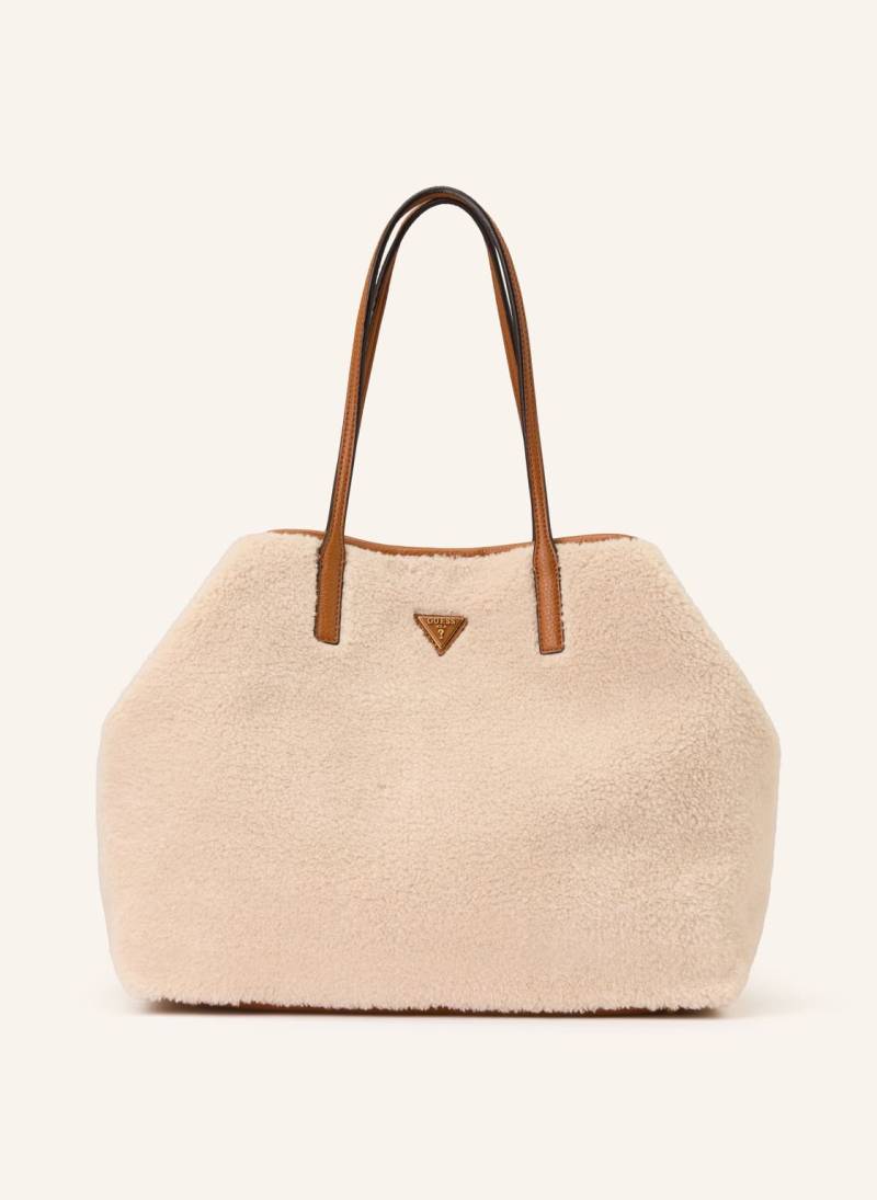 Guess Shopper Victtoria Large Mit Pouch weiss von Guess