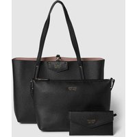 Guess Shopper mit Label-Detail Modell 'ECO BRENTON' in Black, Größe One Size von Guess