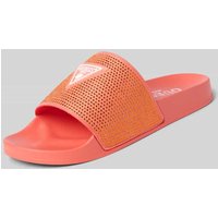 Guess Slides mit Label-Applikation in Orange, Größe 35/36 Guess Slides mit Label-Applikation in Orange, Größe 35/36 von Guess
