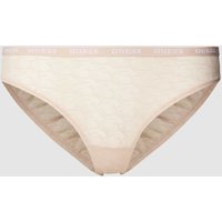 Guess Slip im semitransparentem Design Modell 'EDYTHA' in Beige, Größe L von Guess