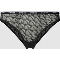 Guess Slip im semitransparentem Design Modell 'EDYTHA' in Black, Größe L von Guess