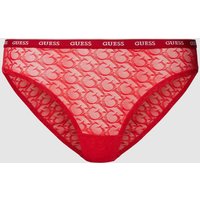 Guess Slip im semitransparentem Design Modell 'EDYTHA' in Rot, Größe L von Guess