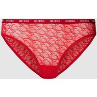 Guess Slip im semitransparentem Design Modell 'EDYTHA' in Rot, Größe M von Guess
