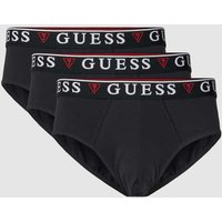 Guess Slip mit elastischem Bund Modell 'BRIAN HERO' im 3er-Pack in Black, Größe L von Guess