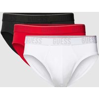 Guess Slip mit elastischem Bund Modell 'JOE' im 3er-Pack in Rot, Größe L von Guess