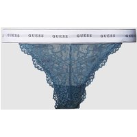 Guess Slip mit elastischem Logo-Bund Modell 'BELLE BRAZILIAN' in Rauchblau, Größe S von Guess