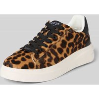 Guess Sneaker mit Schnürung Modell 'ELBINA8' in Camel, Größe 36 von Guess