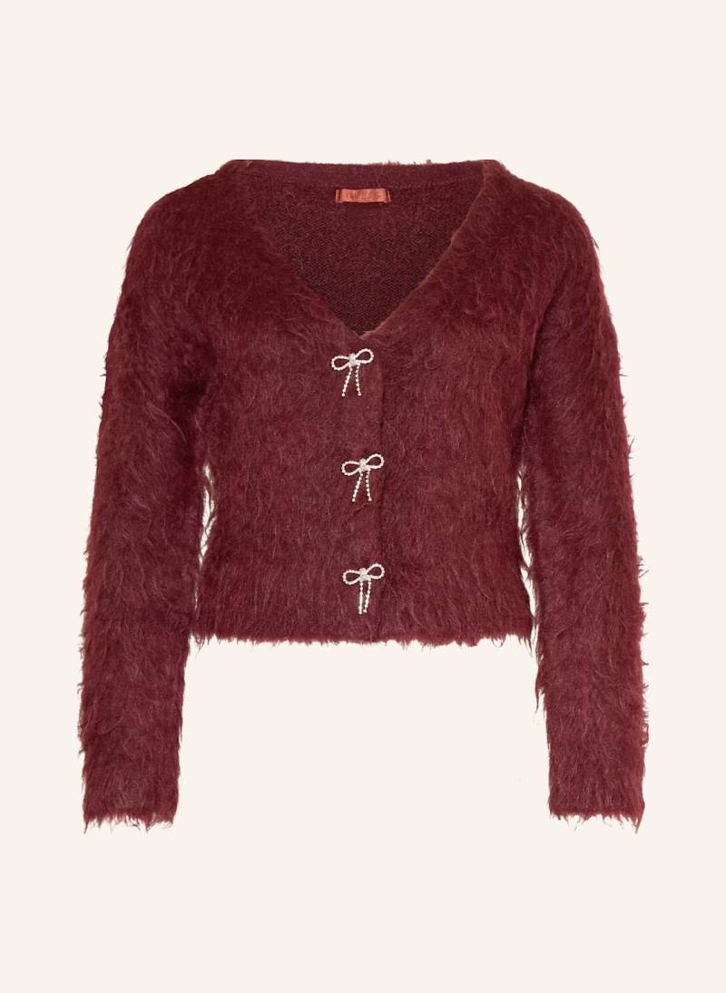 Guess Strickjacke Tomiko Mit Schmucksteinen rot von Guess