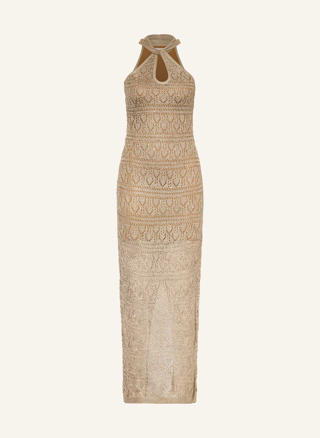 Guess Strickkleid Cynthia Mit Pailletten beige Guess Strickkleid Cynthia Mit Pailletten beige von Guess