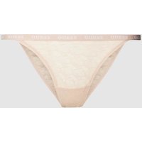 Guess String in semitransparentem Design Modell 'EDYTHA' in Beige, Größe S von Guess