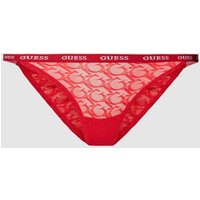 Guess String in semitransparentem Design Modell 'EDYTHA' in Rot, Größe XL von Guess