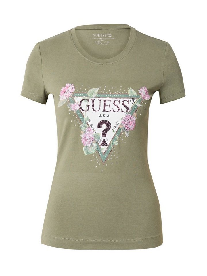 Guess T-Shirt (1-tlg) Ziersteine von Guess