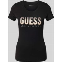 Guess T-Shirt mit Rundhalsausschnitt in BLACK, Größe M Guess T-Shirt mit Rundhalsausschnitt in BLACK, Größe M von Guess