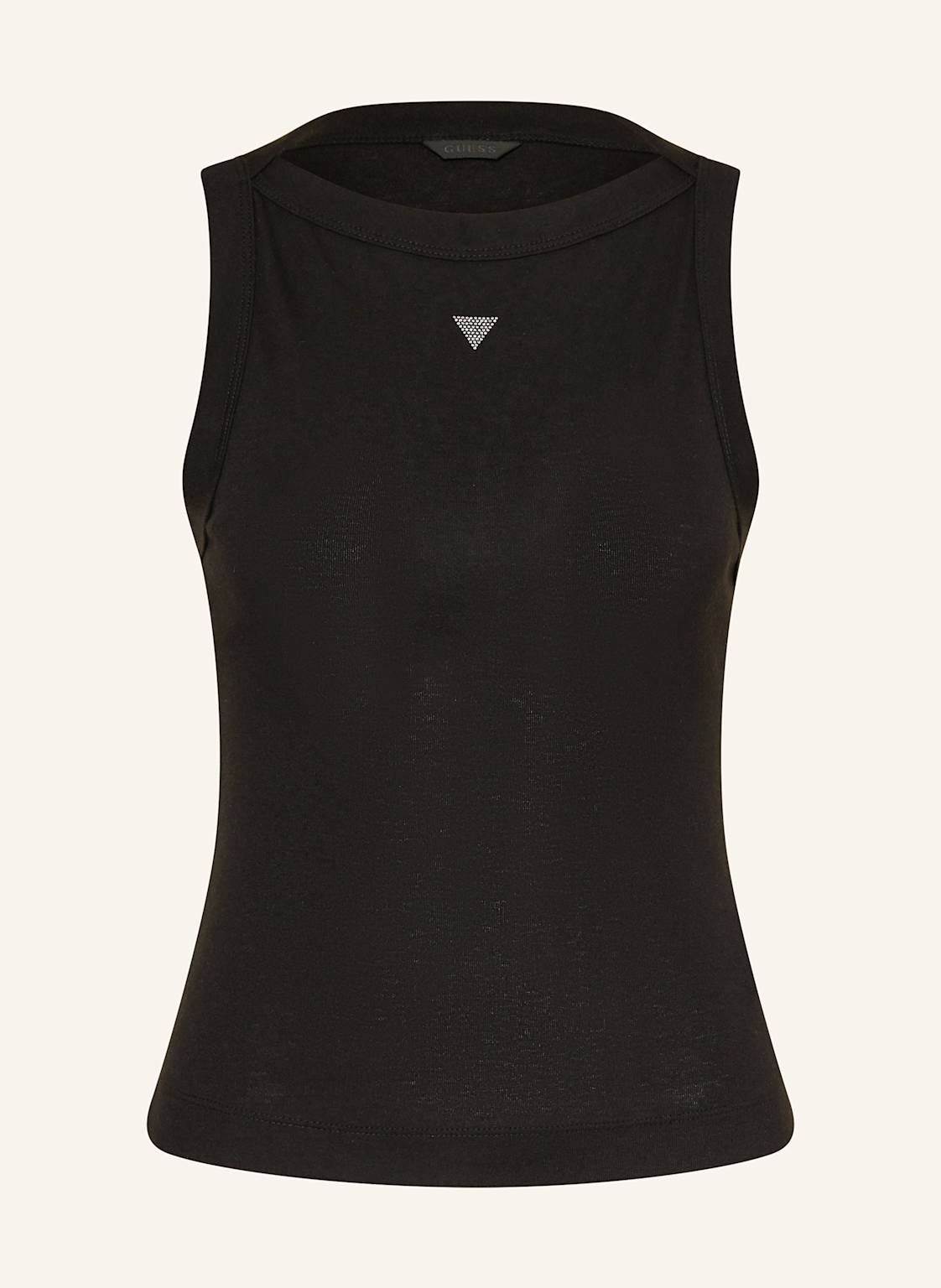 Guess Top Tina Mit Schmucksteinen schwarz Guess Top Tina Mit Schmucksteinen schwarz von Guess