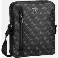 Guess - Torino 4G Eco Double Zip Dark Black - Crossbody Bag  , 2.4 l von Guess