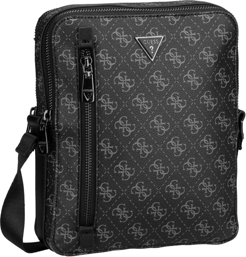 Guess Torino 4G Eco Double Zip  in Schwarz (2.4 Liter), Umhängetasche von Guess