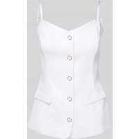 Guess Trägertop mit Knopfleiste Modell 'ISABEAU' in Weiss, Größe M von Guess