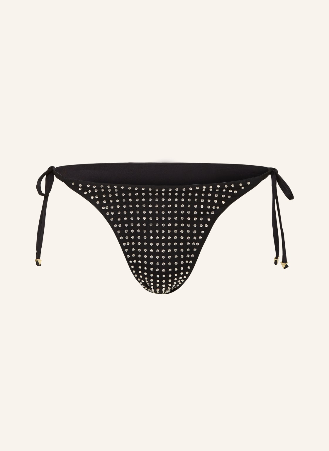 Guess Triangel-Bikini-Hose Mit Schmucksteinen schwarz von Guess