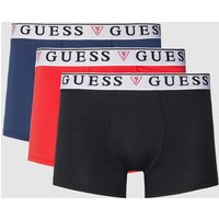 Guess Trunks mit elastischem Bund Modell 'BRIAN HERO' im 3er-Pack in Weiss, Größe L von Guess