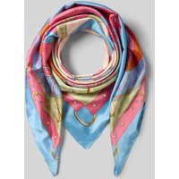 Guess Tuch mit Logo-Print Modell 'Kefiah' in Fuchsia, Größe 1 von Guess