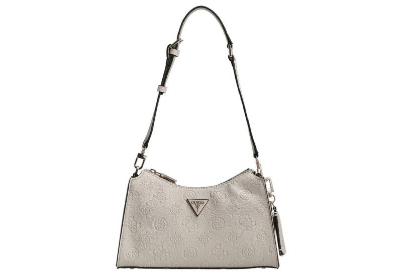 Guess Umhängetasche Cresidia II Top Zip - Schultertasche 27 cm (bone logo) von Guess