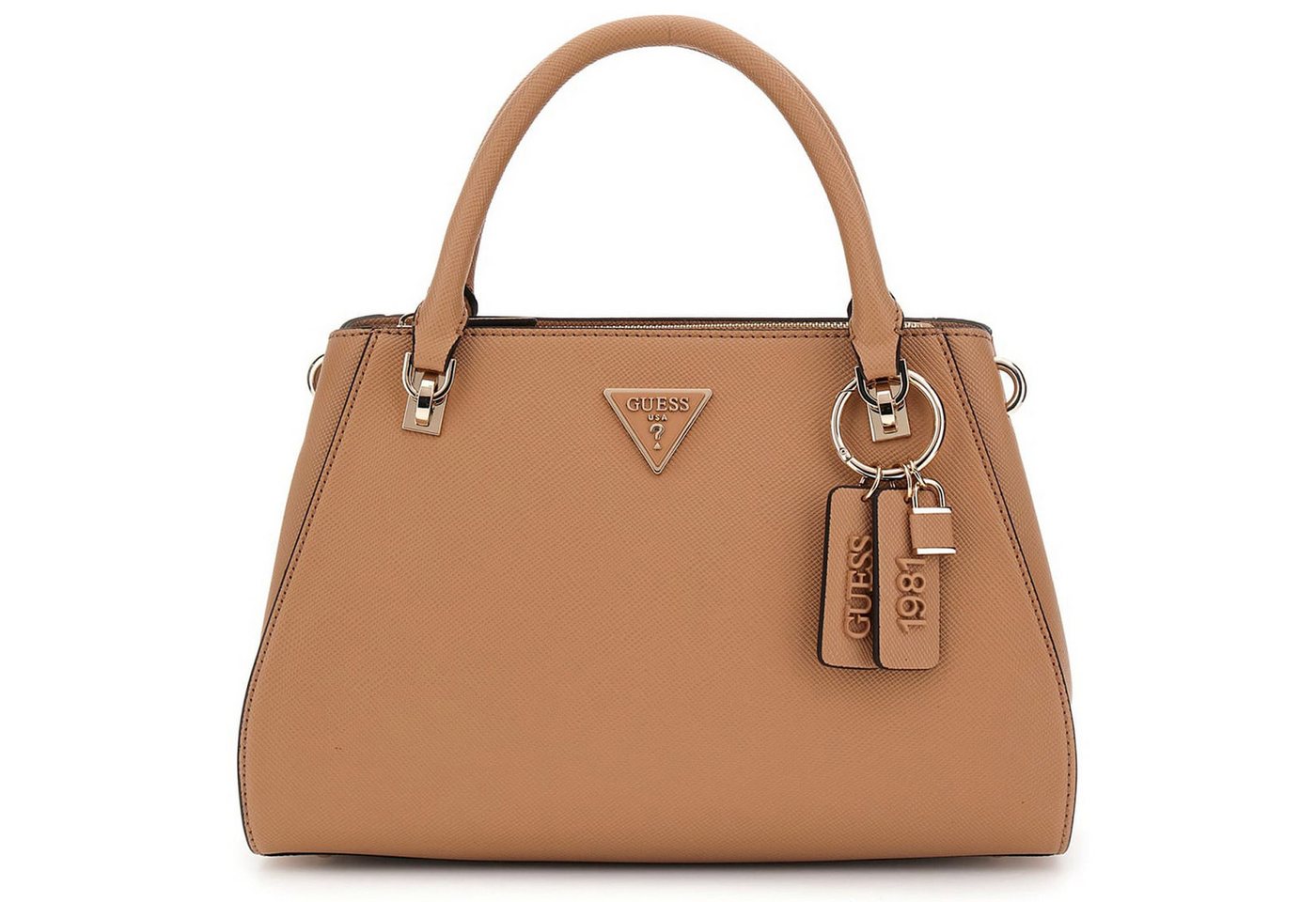 Guess Umhängetasche GUESS Damen Handtasche Noelle beige (1, 1-tlg., 1) von Guess