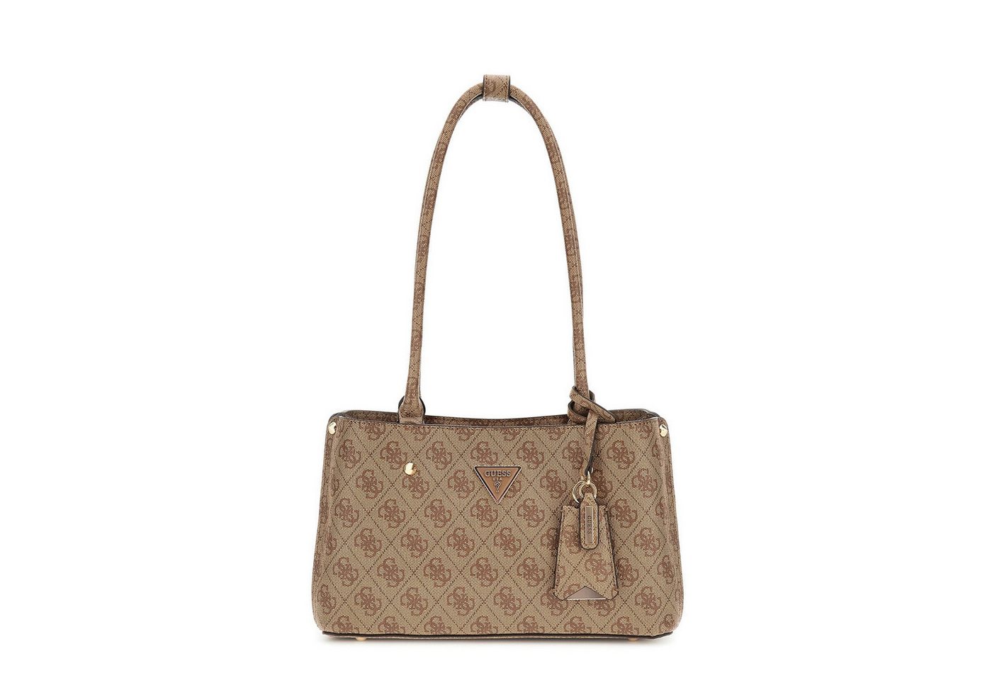 Guess Umhängetasche GUESS Damen Schultertasche Meridian II Latte Logo (1, 1-tlg., 1) von Guess