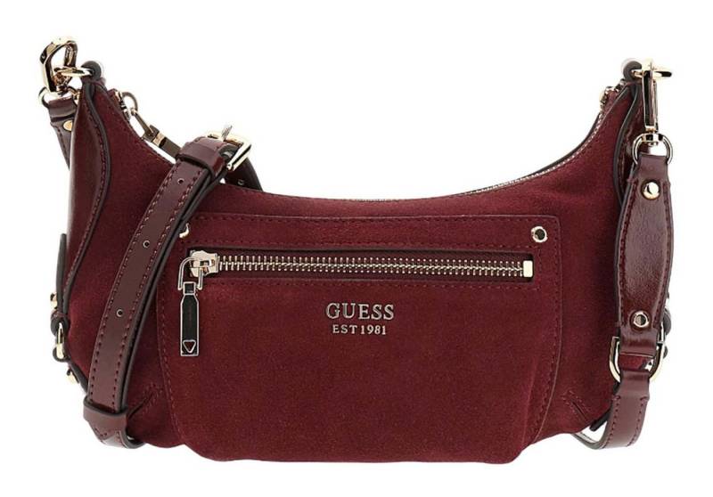 Guess Umhängetasche Mini Crossbody Bag, aus echtem Rindsleder von Guess