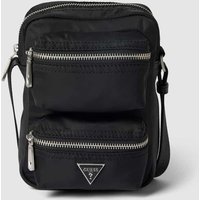 Guess Umhängetasche mit Label-Applikation Modell 'CERTOSA' in Black, Größe 1 von Guess