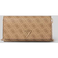 Guess Umhängetasche mit Label-Applikation Modell 'NOELLE' in Beige, Größe 1 von Guess