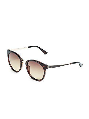 GUESS Unisex-Erwachsene GU7459 52F 52 Sonnenbrille, Braun (Avana Scura/Marrone Grad) von GUESS