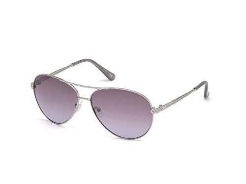 Guess Unisex-Erwachsene GU7470 10Z 60 Sonnenbrille, Grau (Nichel Stagno Chiaro Luc/Specchiato) von Guess