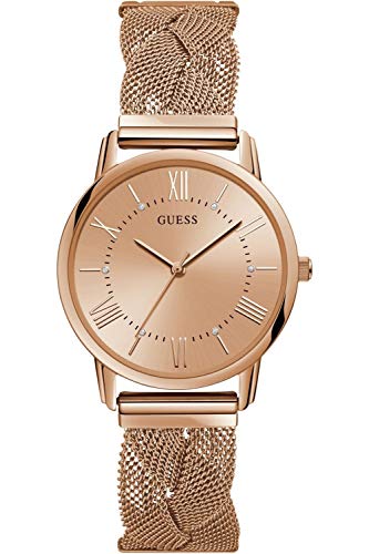 GUESS Damen Analog Quarz Uhr mit Edelstahl Armband 8.43124E+12 GUESS Damen Analog Quarz Uhr mit Edelstahl Armband 8.43124E+12 von GUESS