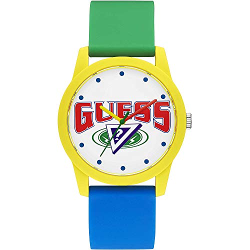 Guess Watches Gents j Balvin Herren Uhr analog Quarzwerk mit Plastik Armband V1048M1 von GUESS
