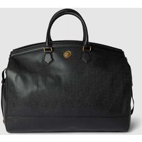 Guess Weekender mit Label-Applikation Modell 'KING DUFFLE BAG' in Black, Größe One Size von Guess