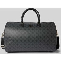 Guess Weekender mit Label-Detail Modell 'WILDER' in Anthrazit, Größe 1 von Guess