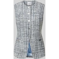 Guess Weste mit Strukturmuster Modell 'SADIE' in Hellblau, Größe L von Guess