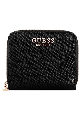 GUESS Women Laurel SLG SMALL Zip Around Bag, Schwarz von GUESS