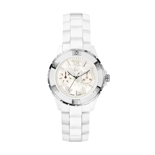 Guess Damen Analog Quarz Uhr mit Edelstahl Armband X69001L1S von Guess