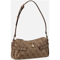 Guess - Yesba Mini Top Zip Latte Logo - Umhängetasche  , von Guess