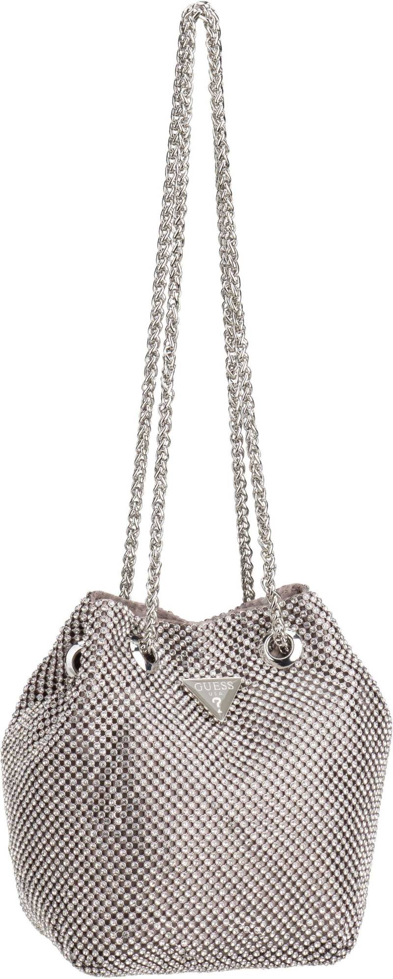 Guess Zalina Pouch 50750  in Silber (2.6 Liter), Abendtasche von Guess