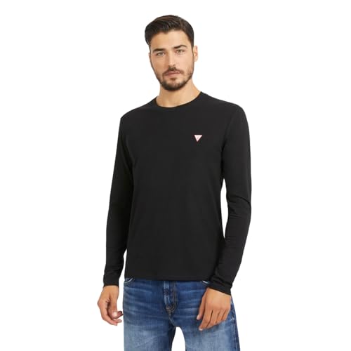 T-SHIRT Uomo GUESS M2YI28 J1311/4 CORE JBLK JER BLACK von Guess