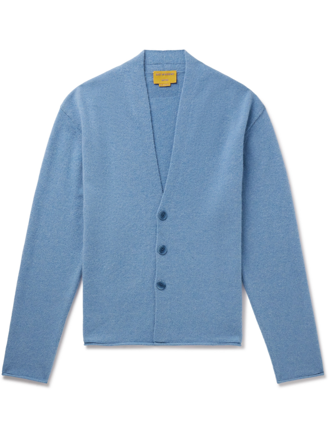 Guest In Residence - Everywear Cashmere Cardigan - Men - Blue - M von Guest In Residence