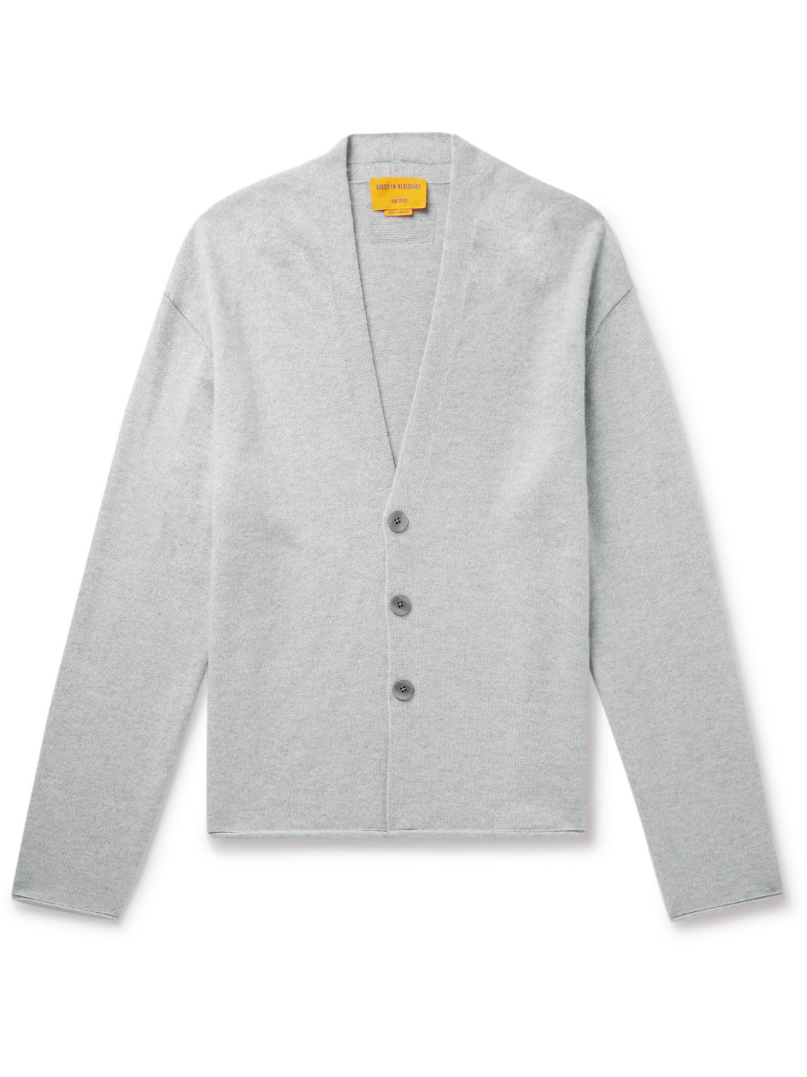 Guest In Residence - Everywear Cashmere Cardigan - Men - Gray - M von Guest In Residence