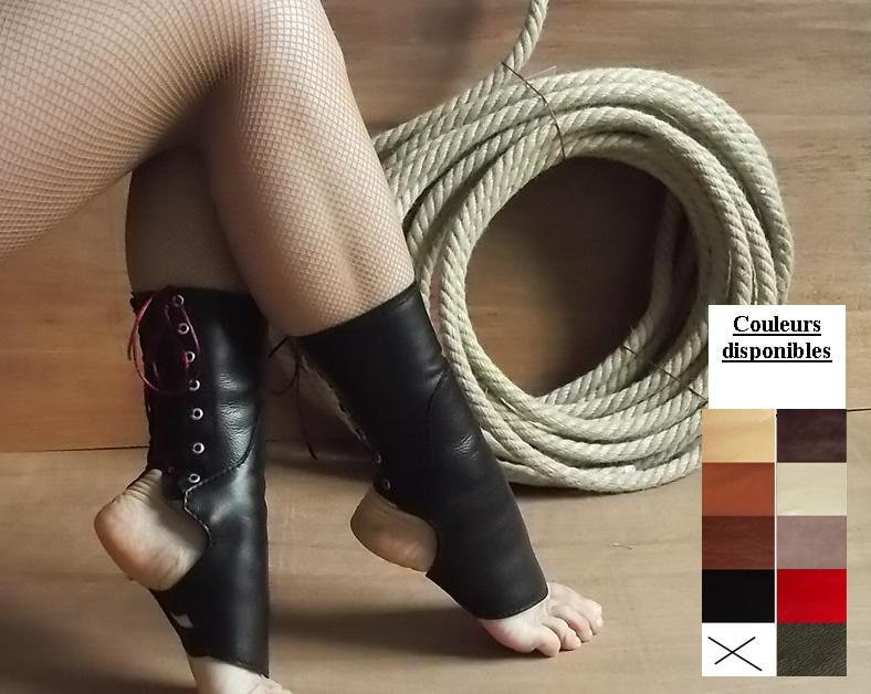 Maßgeschneiderte Gamaschen Aus Vollleder, Farbe Ihrer Wahl Für Zirkus Und Pole Dance, Trapezstiefel, Luftreifenstoffe, Gamaschen, Luftstiefel von GuetreTrapeze