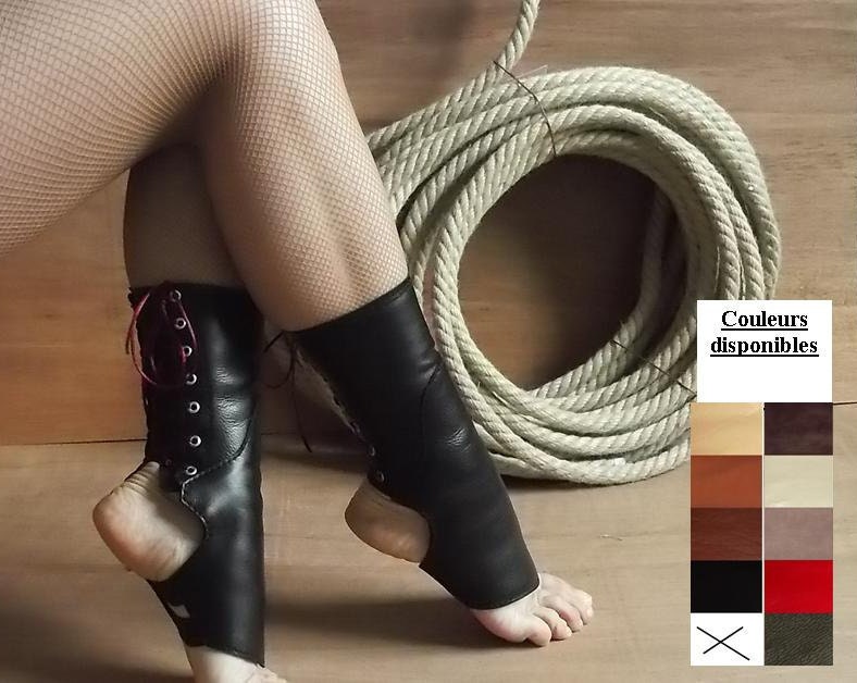 Maßgeschneiderte Gamaschen Aus Vollleder, Farbe Ihrer Wahl Für Zirkus Und Pole Dance, Trapezstiefel, Luftreifenstoffe, Gamaschen, Luftstiefel von GuetreTrapeze
