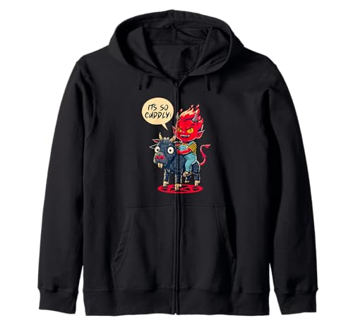 Okkulter Humorvoller It's So Cuddly für Damen und Herren Kapuzenjacke von GuffawGear