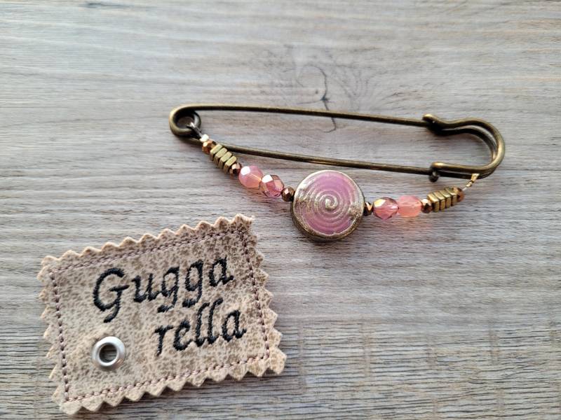 Brosche Kiltnadel Schalnadel Tuchnadel Groß von Guggarella