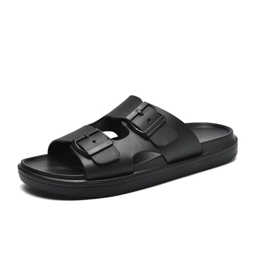 Gugifcto Hausschuhe Herren Sandalen Damen Sangles RéGlables Orthotique Gartenschuhe Herren Clogs Confortables Et LéGèRes Pantoufles Eva Chausson Black43EU von Gugifcto